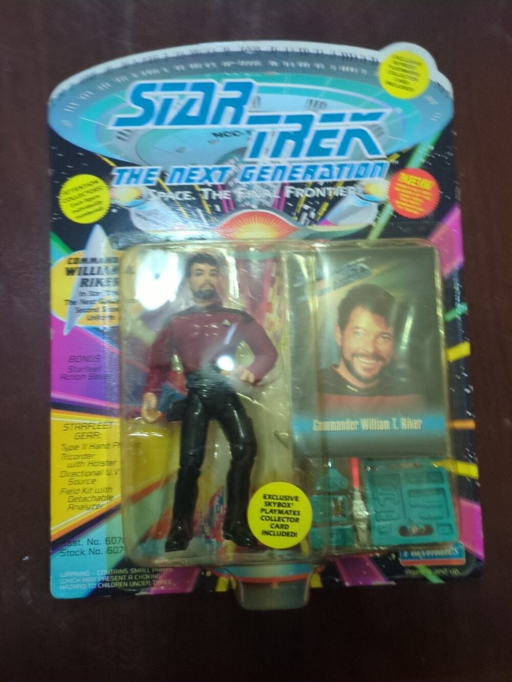 Star Trek Commander William Riker 1993 MOC MOSC 6074 Playmates